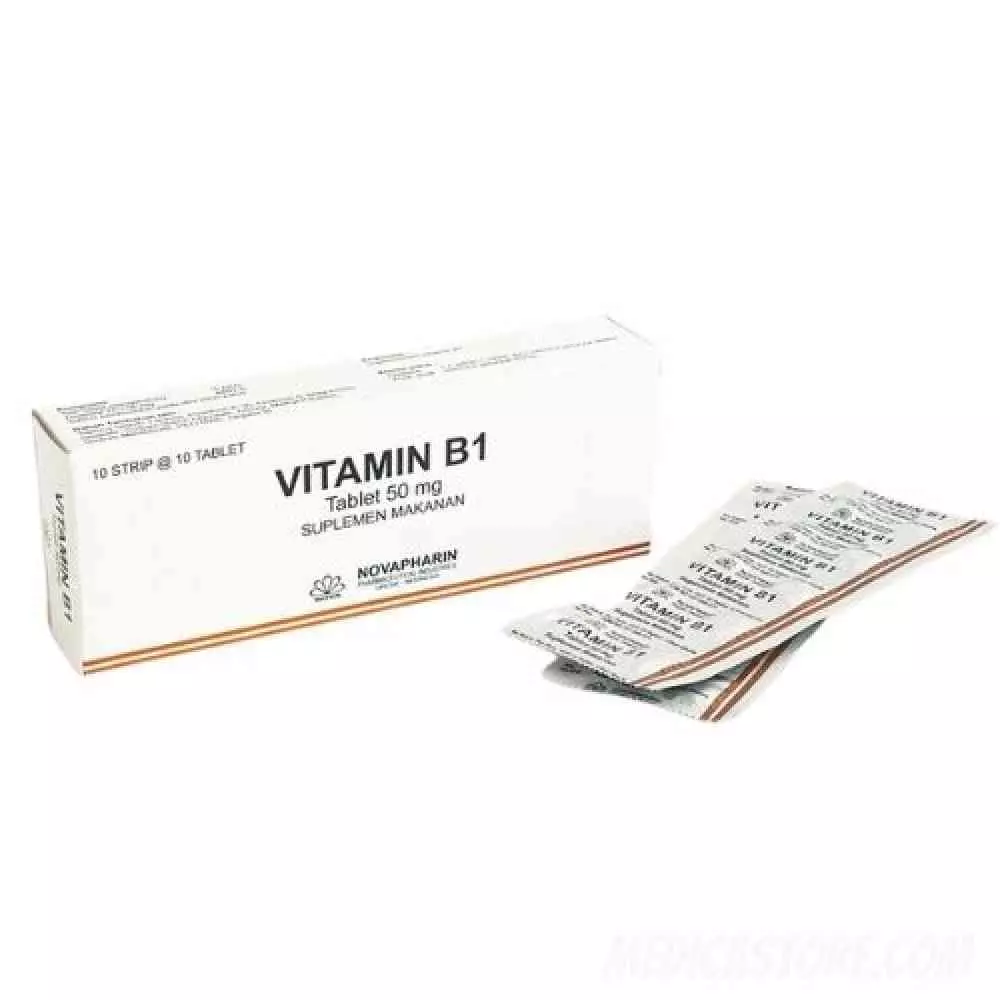 VITAMIN B1 TABLET 50 MG 100'S (NOVA)