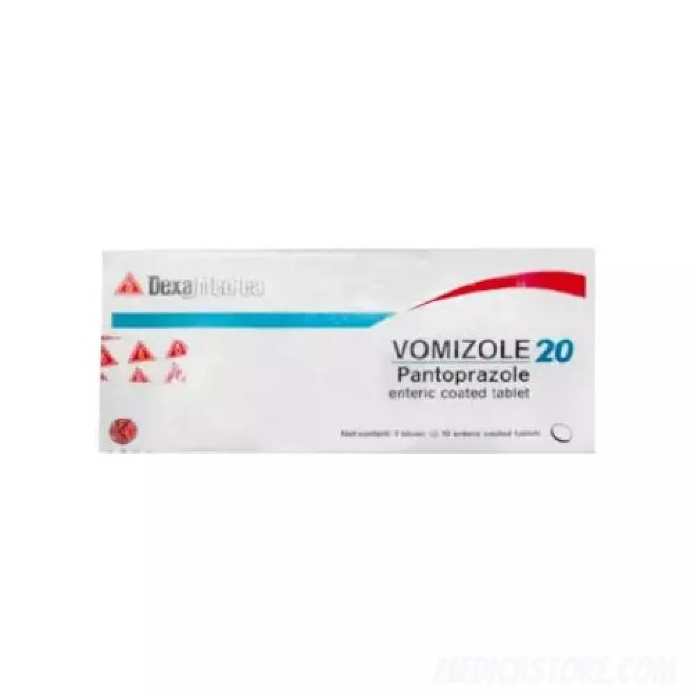 VOMIZOLE 20 MG TABLET SALUT ENTERIK 