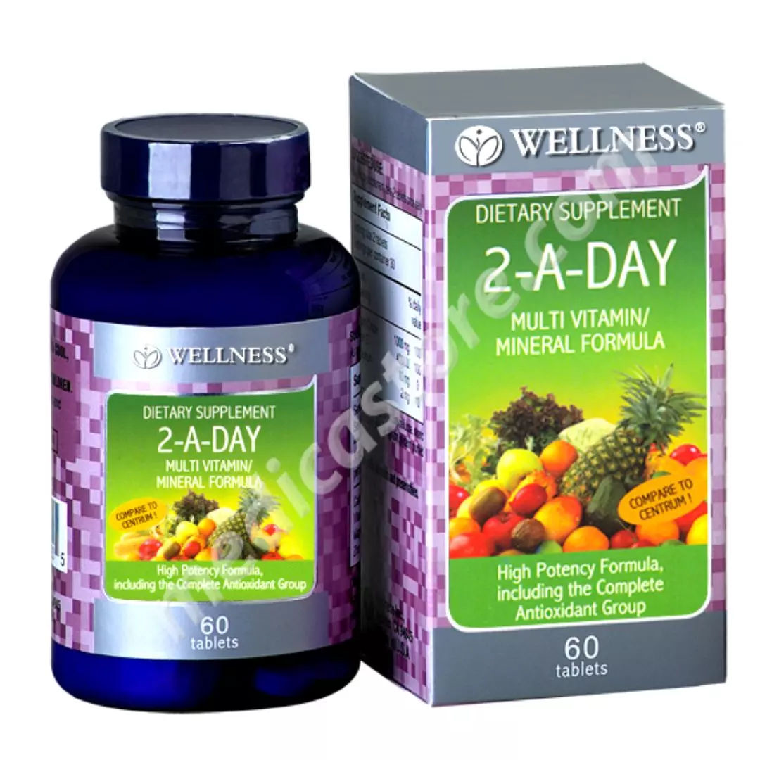 WELLNESS 2-A-DAY TABLET 60'S