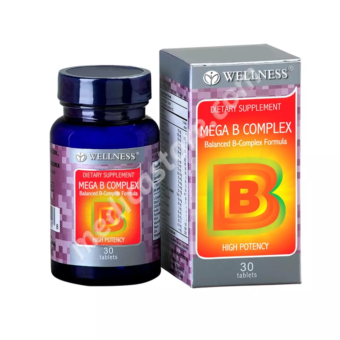 WELLNESS MEGA B-COMPLEX TABLET 30'S