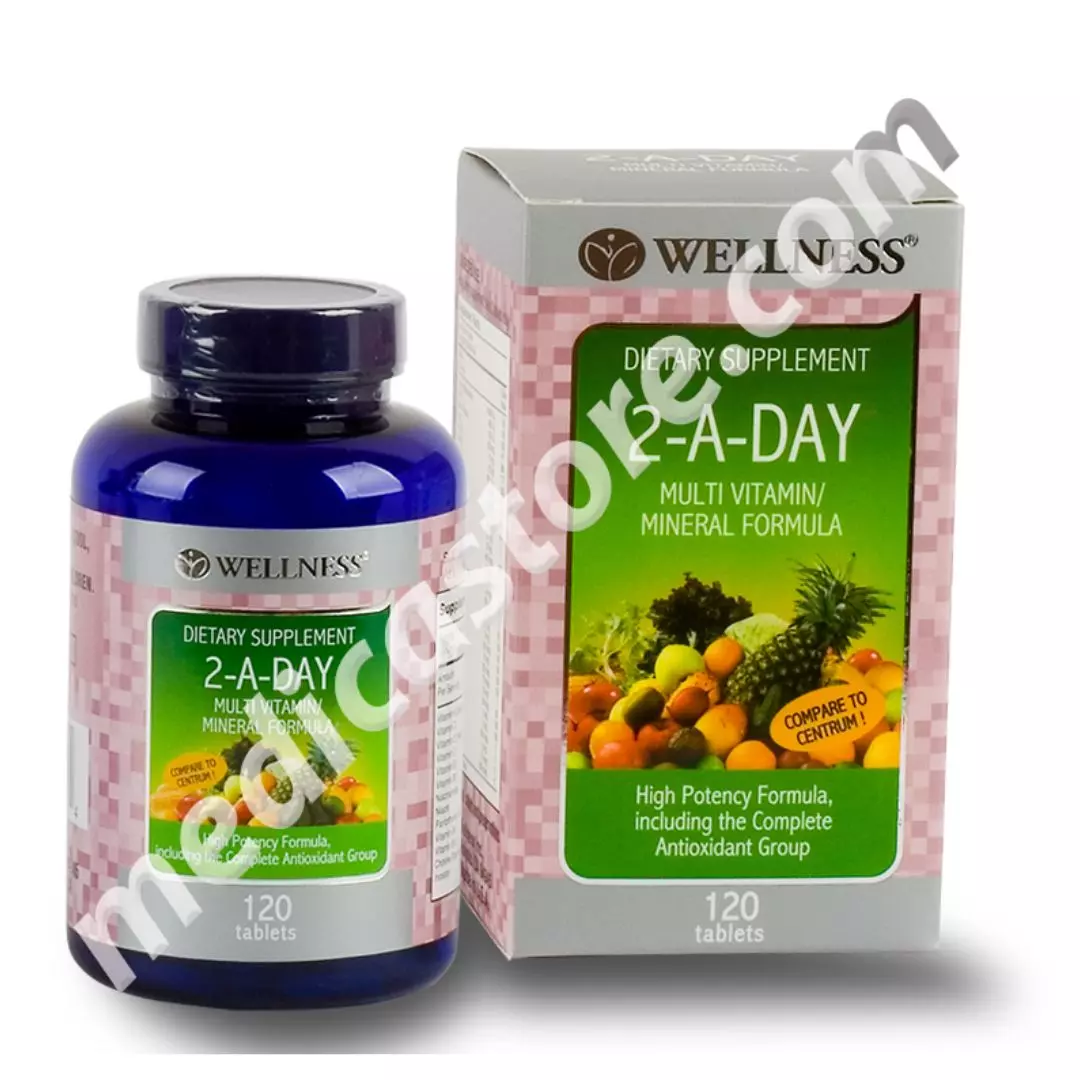 WELLNESS 2-A-DAY TABLET 120'S