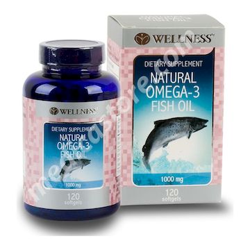 Wellness Omega-3 Fish Oil Kapsul Lunak 1000 MG 150's
