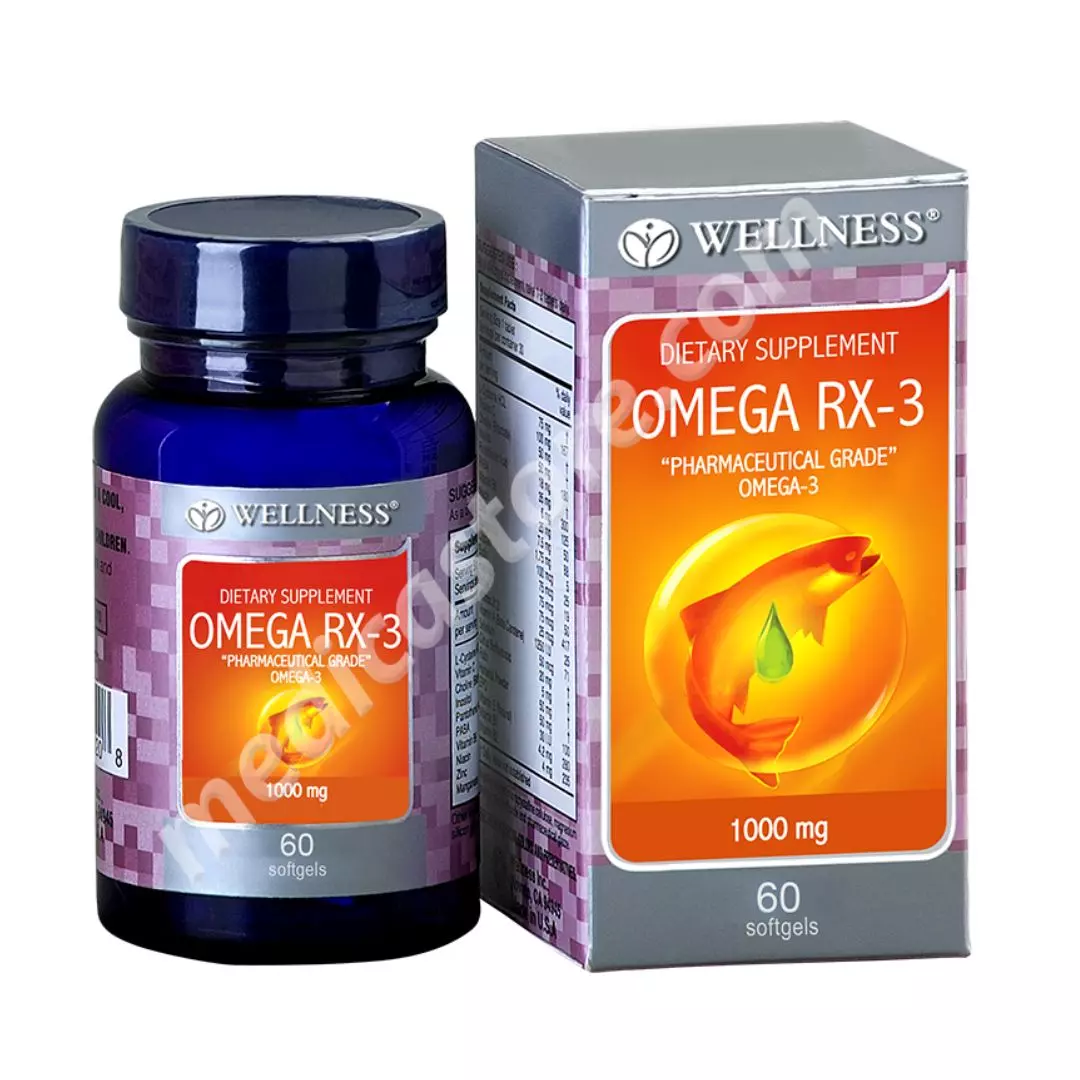 WELLNESS OMEGA RX-3 KAPSUL LUNAK 60'S