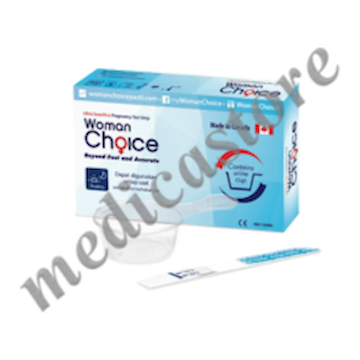 WOMAN CHOICE PREGNANCY TEST STRIP + WADAH