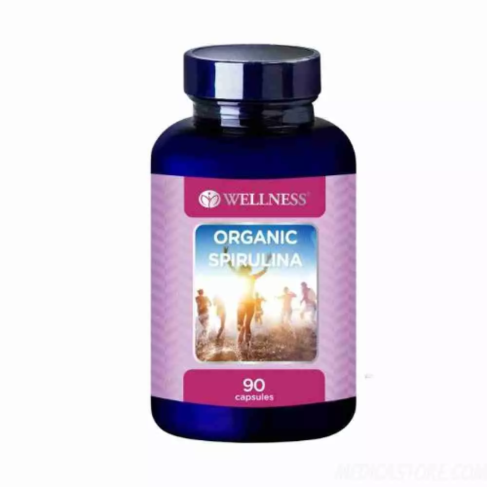 WELLNESS ORGANIC SPIRULINA KAPSUL 90'S