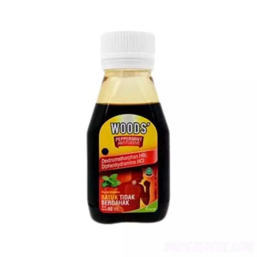 Woods Peppermint Antitussive Sirup 60 ml