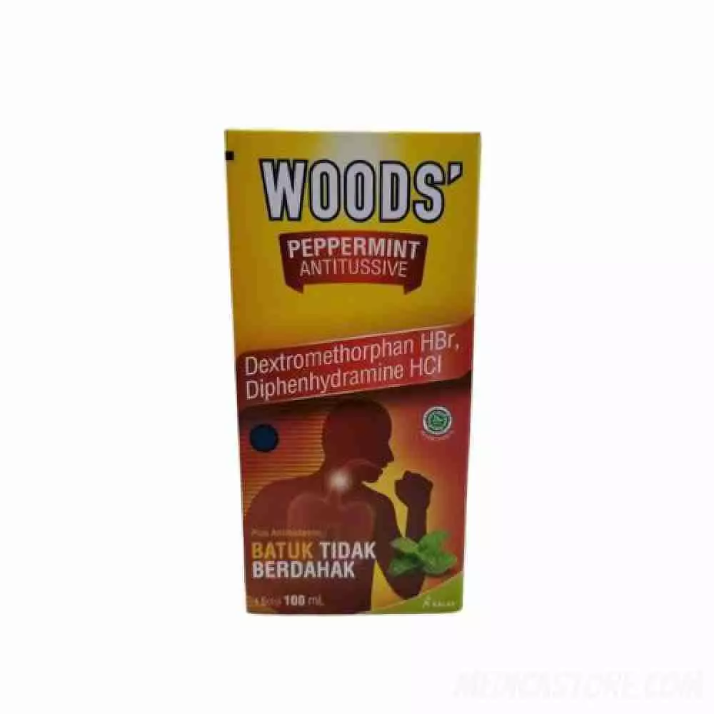 Woods Peppermint Antitussive Sirup 60 ml