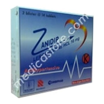 Zanidip 10 MG Tablet Salut Selaput