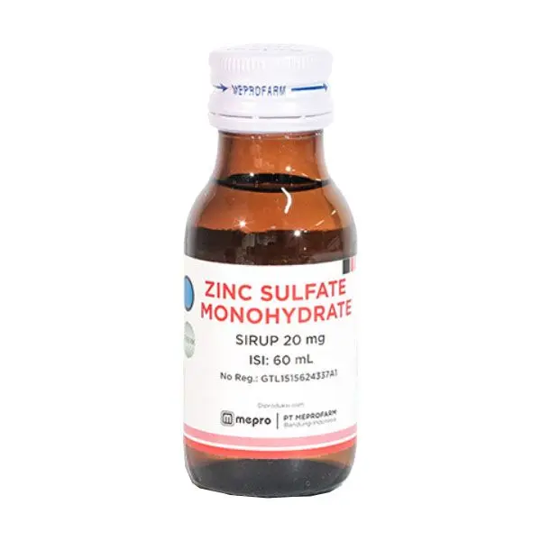 ZINC SULFATE SYRUP 60 ML