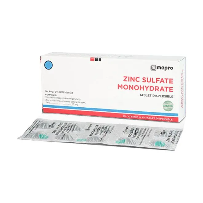 ZINC SULFATE DISPERSIBLE TABLET