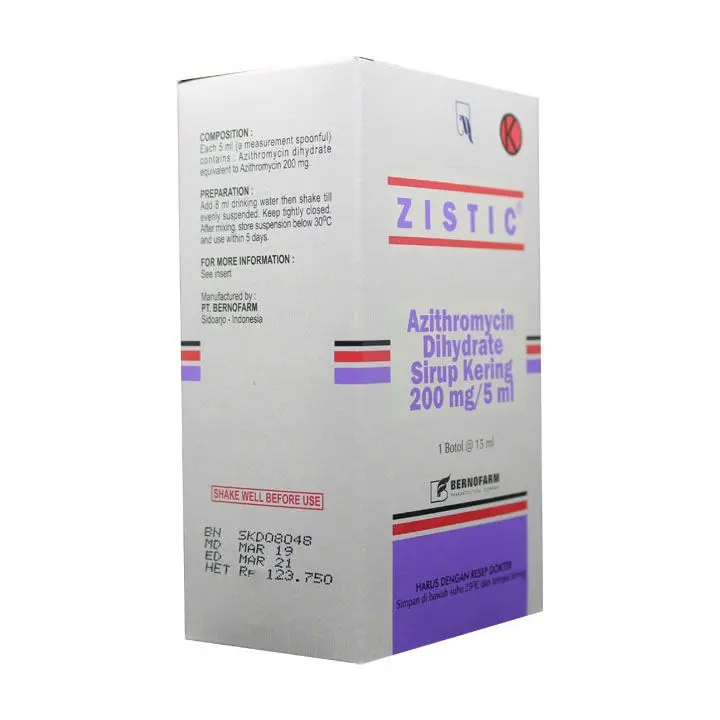 ZISTIC SYRUP 15 ML