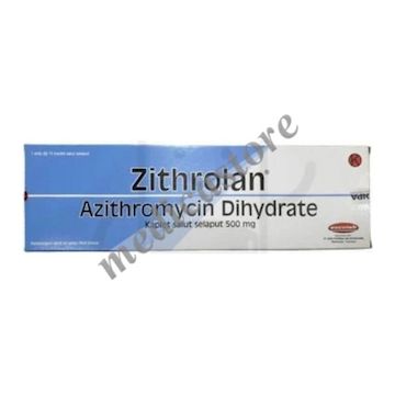 Zithrolan Kaplet Salut Selaput 500 MG