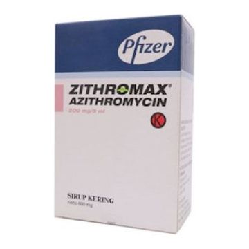 Zithromax Dry Syrup 200 MG 15 ML