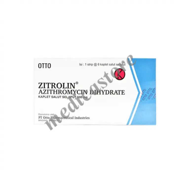 ZITROLIN KAPLET SALUT SELAPUT 500 MG