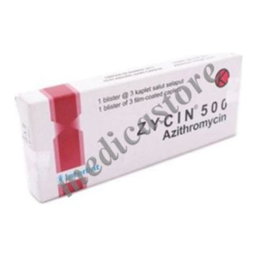 Zycin Kaplet Salut Selaput 500 MG