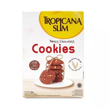 TROPICANA SLIM DM CHOCO COOKIES 200 GR (10 SACHET @ 20 GR)