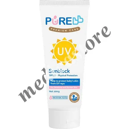 PUREBB SUNBLOCK SPF 25 100 GR