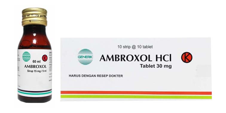 Ambroxol HCl, obat untuk mengencerkan dahak pada batuk berdahak