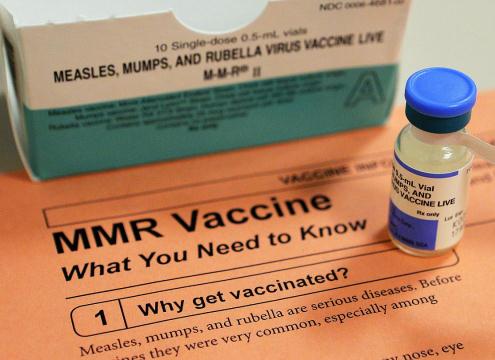 vaksin MMR untuk gondongan