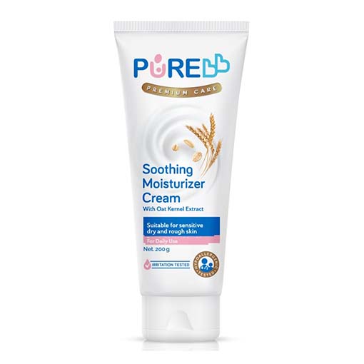 PureBB Soothing Moisturizer Cream untuk merawat kulit bayi 