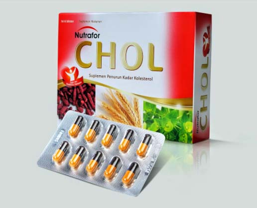 Nutrafor Chol, suplemen untuk membantu menurunkan kolesterol
