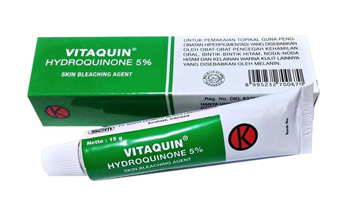 Vitaquin Cream untuk Menghilangkan Flek Hitam pada Kulit  