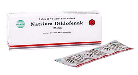 Diclofenac, obat untuk mengatasi radang dan nyeri