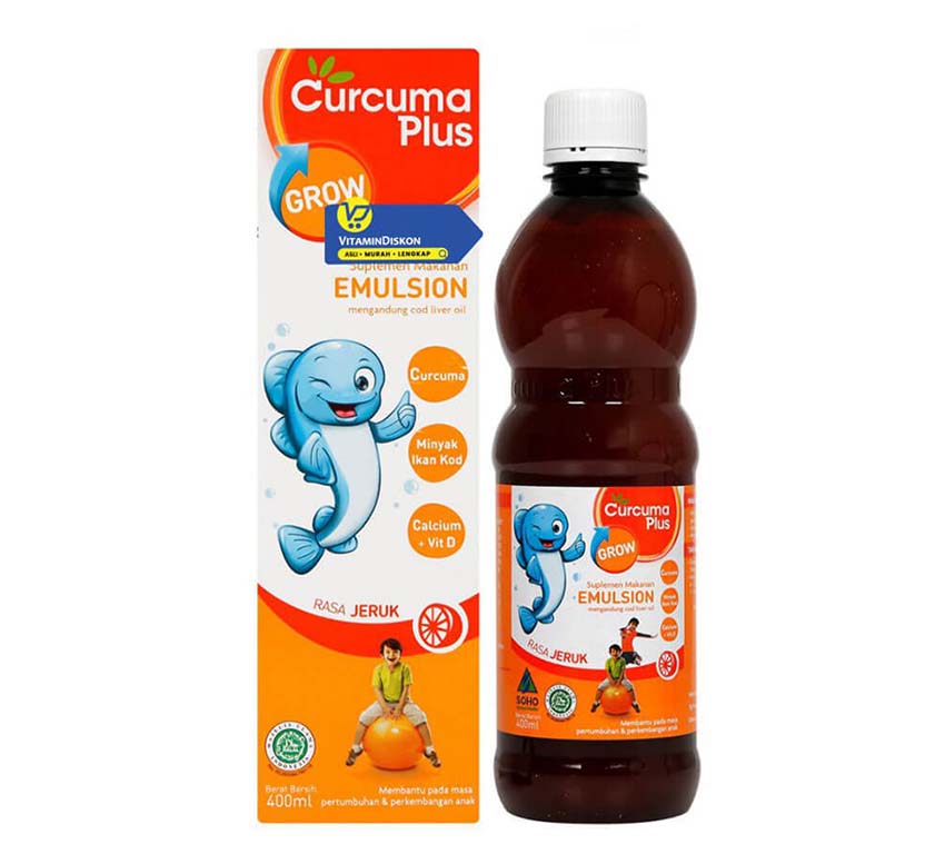 Curcuma Plus, suplemen untuk kesehatan anak