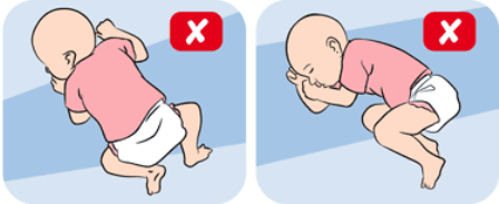 posisi tidur bayi yang salah dapat menyebabkan sindroma kematian bayi mendadak