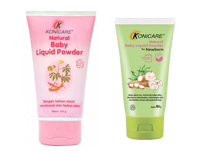 Konicare Natural Baby Liquid Powder, bedak cair untuk merawat kulit bayi