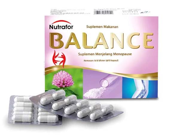 Nutrafor Balance, suplemen untuk masa menopause