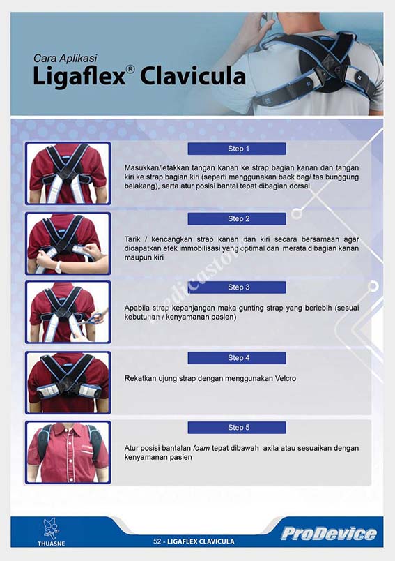 Cara pakai Ligaflex Clavicula Immo