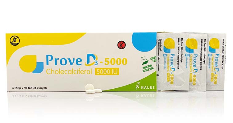 Proove D3 5000 IU untuk memenuhi kebutuhan vitamin D