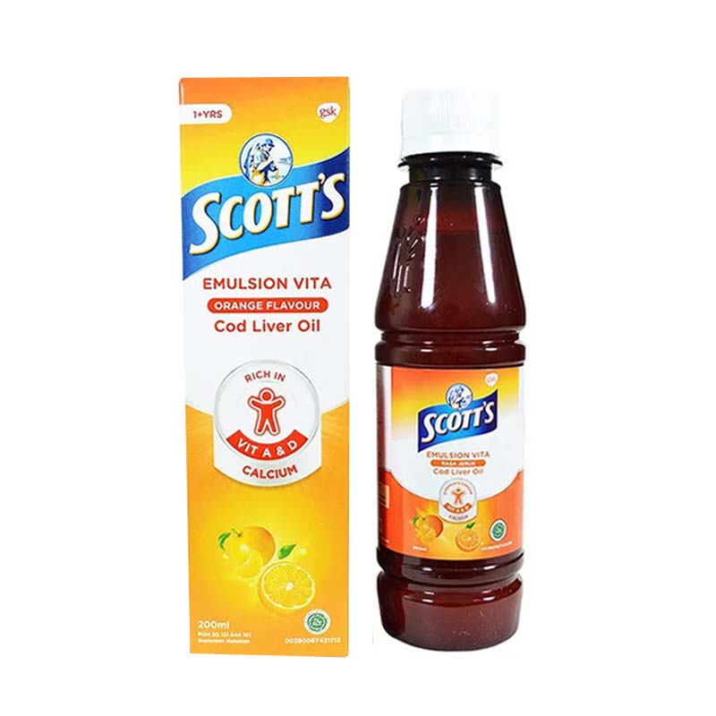 Scott's Emulsion, vitamin lengkap untuk anak