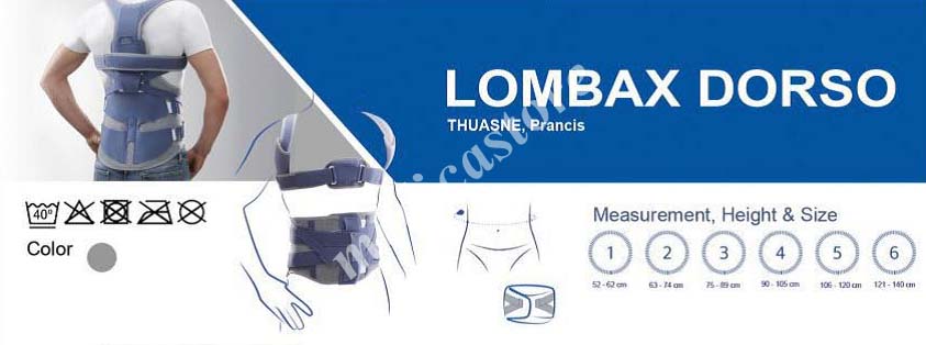 Tabel ukur Lombax Dorso