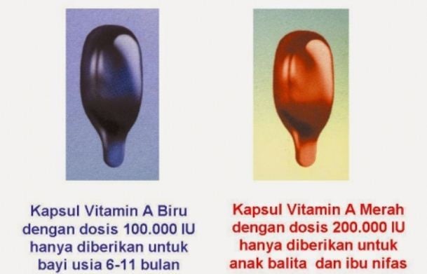 jenis vitamin a untuk bayi dan balita
