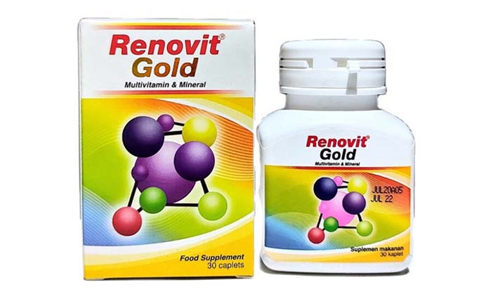 Renovit Gold, multivitamin lengkap untuk jaga kesehatan