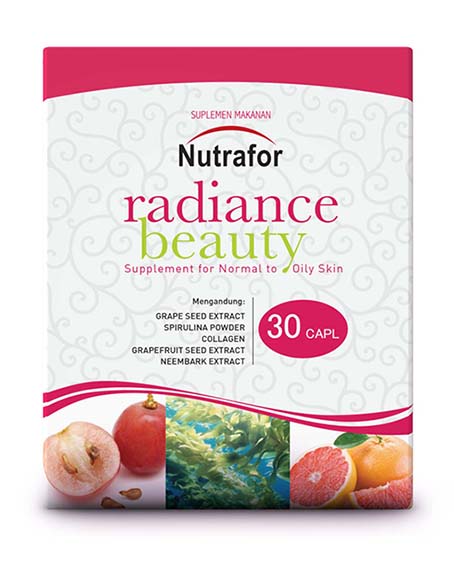 Nutrafor Radiance Beauty, suplemen kulit untuk mengatasi jerawat
