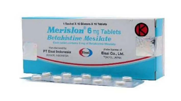 Merislon, obat untuk mengatasi sakit kepala berputar (vertigo)